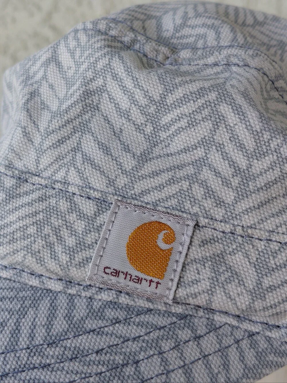 Carhartt Women's Hat Cadet Military Style Cap Gray Cotton Adjustable - EUC